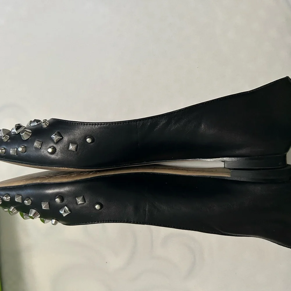 Sam Edelman Black Studded Flats - Picture 7 of 7
